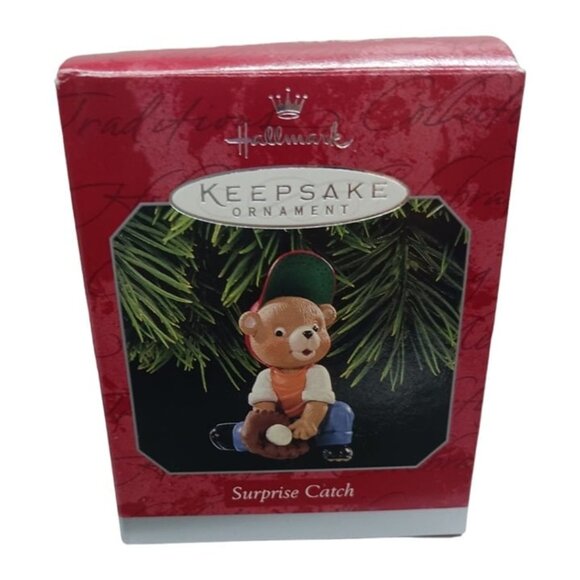 Hallmark & carlton vtg lot of 9 hand crafted ornaments bears - Picture 5 of 10